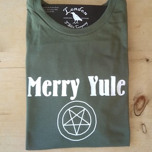 Merry Yule T-Shirt - Christmas, Pagan, Festive, Various Colours