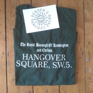 Hangover Square T-Shirt - Earls Court, London Souvenir, Patrick Hamilton, Various Colours