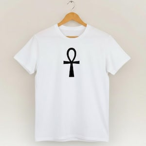 Camiseta con la Cruz Ankh - Símbolo del Antiguo Egipto, Varios Colores imagen 1