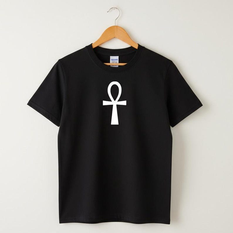 Camiseta con la Cruz Ankh - Símbolo del Antiguo Egipto, Varios Colores imagen 2