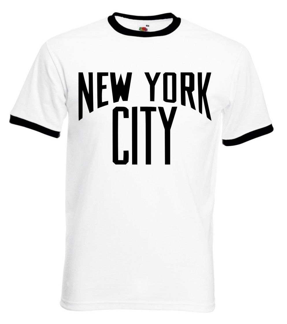 NYC Ringer T-shirt as Worn by John Lennon S-XXL - Etsy