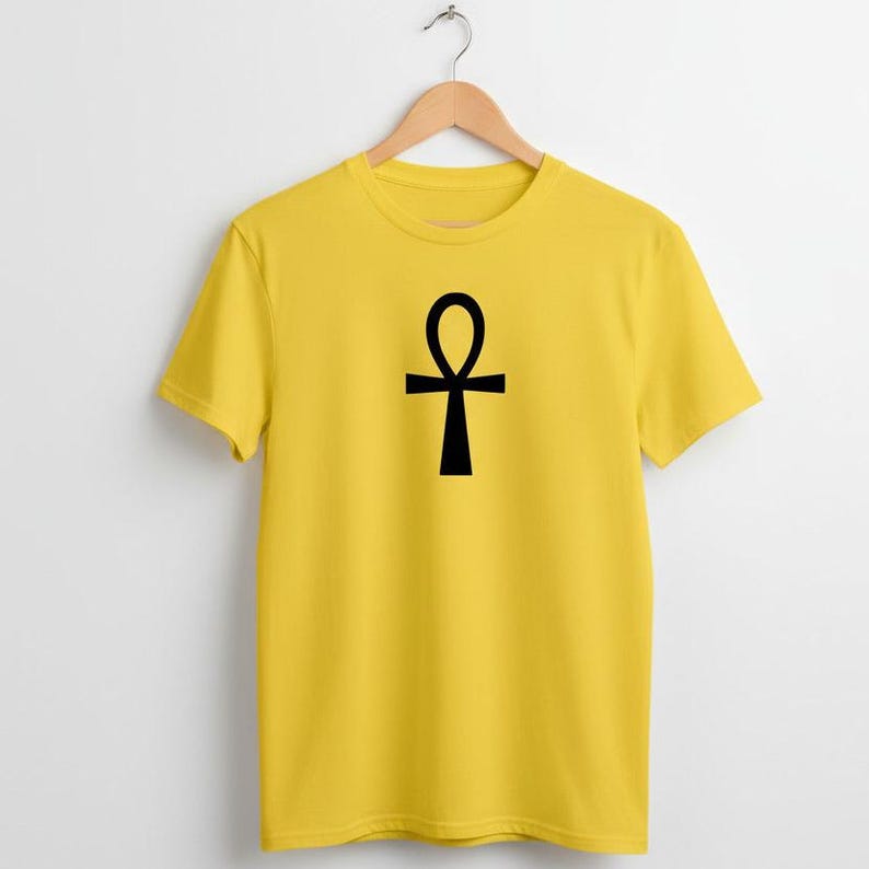 Camiseta con la Cruz Ankh - Símbolo del Antiguo Egipto, Varios Colores imagen 3