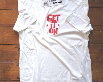 Get It on T-shirt - Retro 70's, Glam Rock, T-rex, Various Cols S