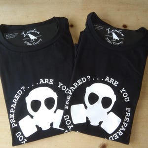 Prepper T-Shirt - Apocalypse 'Are You Prepared?', Sci-Fi, Dystopian, S-XXL