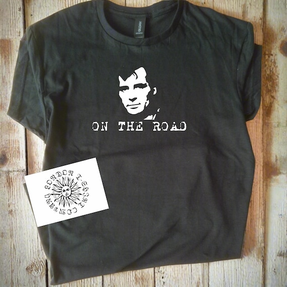ジャックケルアック ビンテージアートTシャツ野村訓市 オン・ザ・ロードTシャツ - ジャック・ケルアック、ビート・カウンター