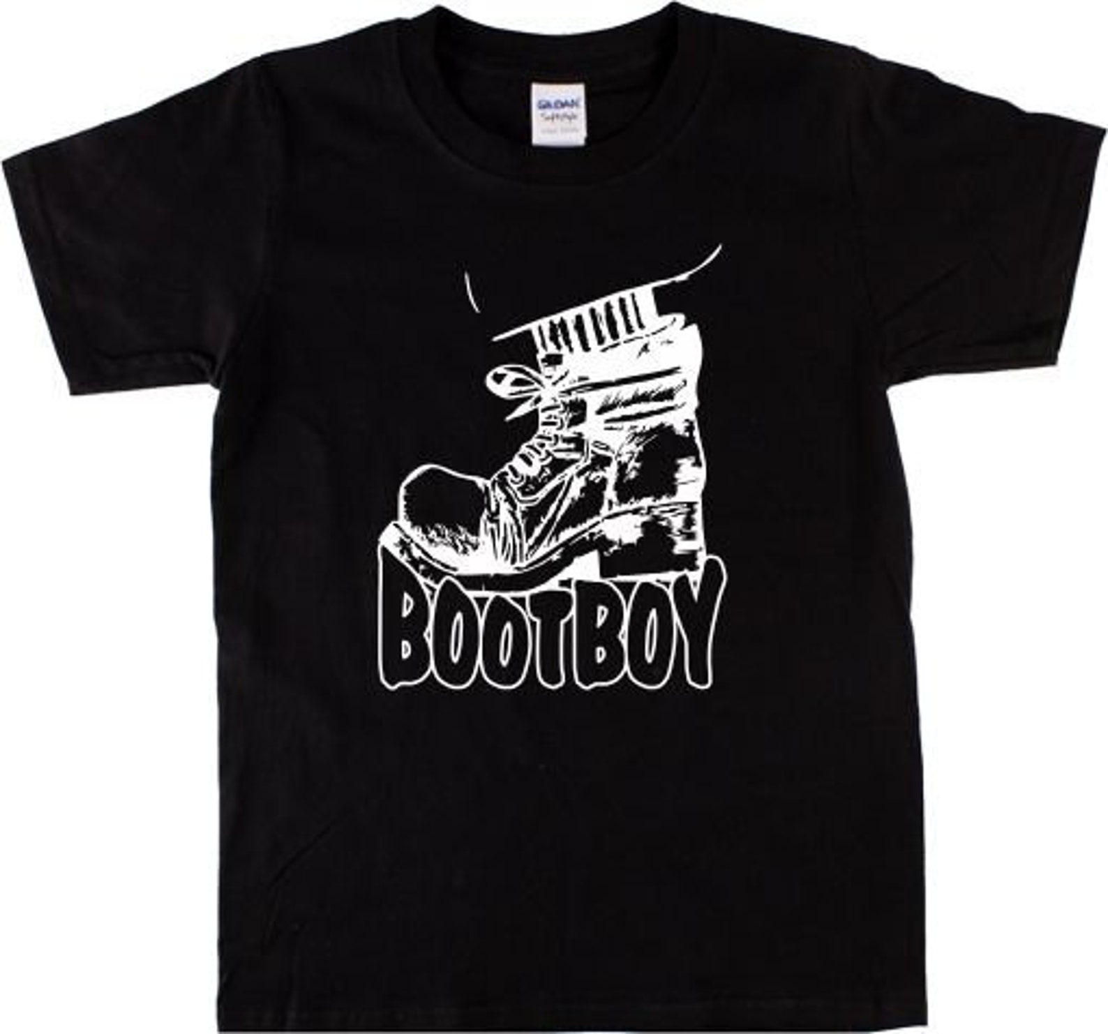 Bootboy Boot TShirt Retro década de 1970 Fútbol Glam Etsy España