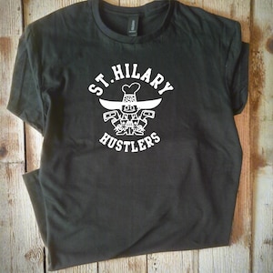 St. Hilary Hustlers T-Shirt - getragen von Dee Dee Ramone, Punk Rock, Retro College Style, S-XXL