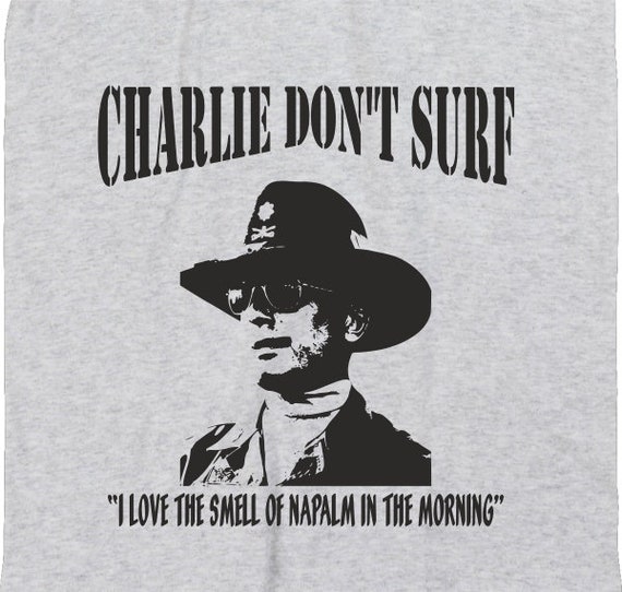 Apocalypse Now CHARLIE DON'T SURF Vintage Style DECAL STICKER surfing 