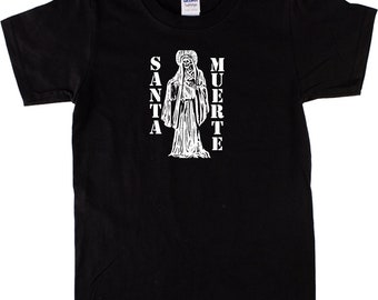 Santa Muerte T-Shirt - Day Of The Dead, Mexican, S-XXL, Various Colours