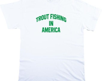 Trout Fishing in America T-shirt Richard Brautigan, Various