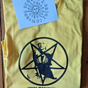 Jayne Mansfield Unisex T-Shirt - Satanic Pentagram, Wicca Hollywood, Occult, Various Colours