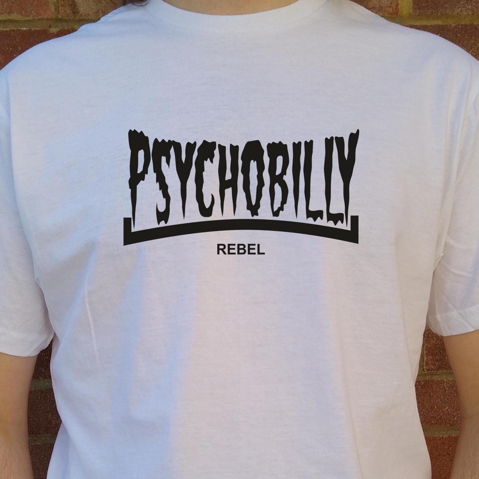 サイコビリー レベル Tシャツ - パンク、ロックンロール、ロカビリー