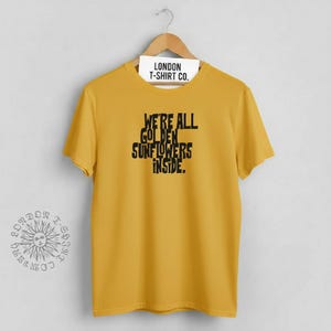 Camiseta "Golden Sunflowers" de Allen Ginsberg (varios colores) imagen 2