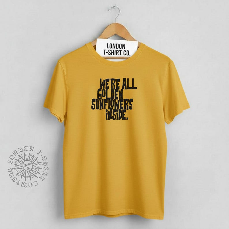 Camiseta "Golden Sunflowers" de Allen Ginsberg (varios colores) imagen 2