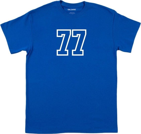 77 Retro Varsity College T shirt Football 70s Custom Text Various Colours Etsy Ireland