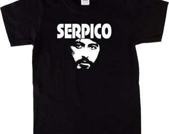Serpico T-Shirt - Al Pacino, Cult Classic Film, S-XXL, Various Colours