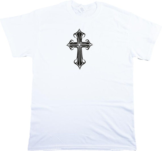 Gothic Cross T-shirt - Crucifix, Heavy Metal, Various Colours - Etsy Gothic Cross T-shirt - Crucifix, Heavy Metal, Various Colours - Etsy