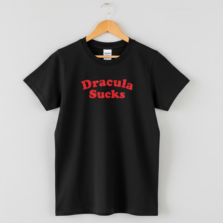 Dracula Sucks T-shirt - Horror, 60's Slogan, Halloween, S-XXL - Etsy