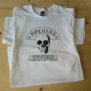 Rocker T-Shirt - &#39;Rockers Revenge&#39;, Rockabilly, Skull, Various Colours
