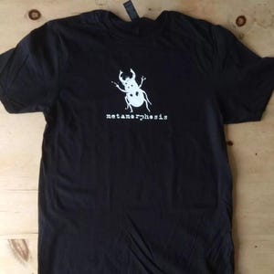 Franz Kafka &#39;Metamorphosis&#39;  T-Shirt - Literature, S-XXL, Also In Black