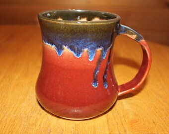 Anna Fadeley Bowl Brattleboro Vermont Pottery Blue White Etsy