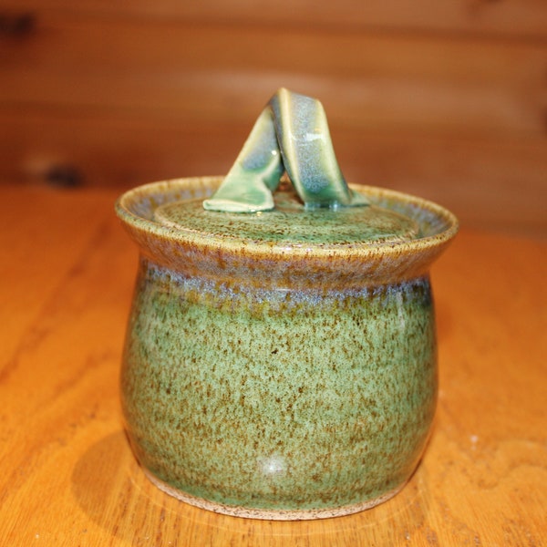 Pottery Sugar Bowl Etsy