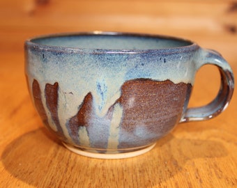 Stoneware Pottery Soup/Latte Bowl