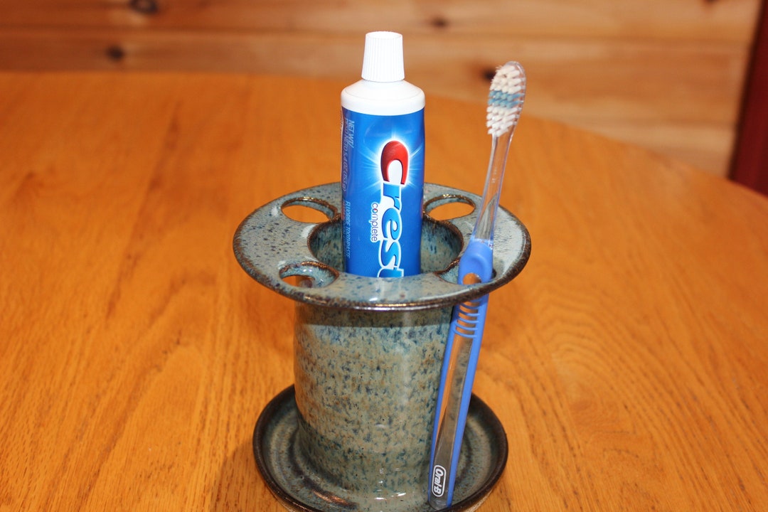 Pottery Toothbrush Holder Etsy