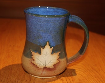 Pottery Maple Leaf Mug  ...     Made in Vermont