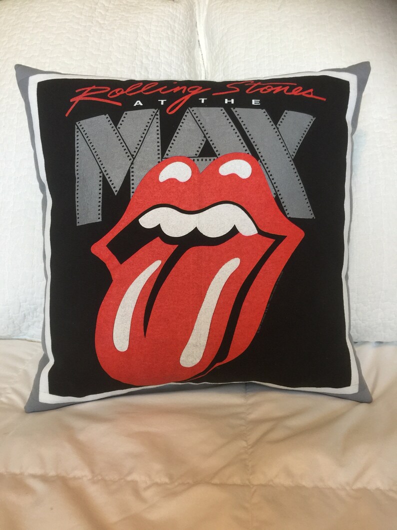 Ready To Ship Rolling Stones At The Max T Shirt Pillow Etsy