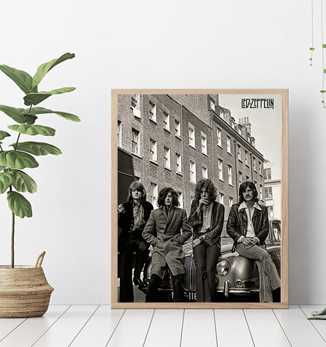 Led Zeppelin Canvas Poster Led Zeppelin No Frame Posters Led Etsy