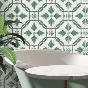 Quadrostyle Kitchen and Bathroom Splashback - Removable Vinyl Wallpaper - Vallarta - Peel & Stick