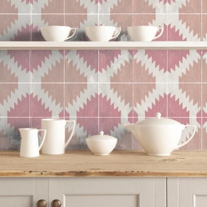 Kitchen and Bathroom Splashback - Removable Vinyl Wallpaper - Dakota - Peel & Stick