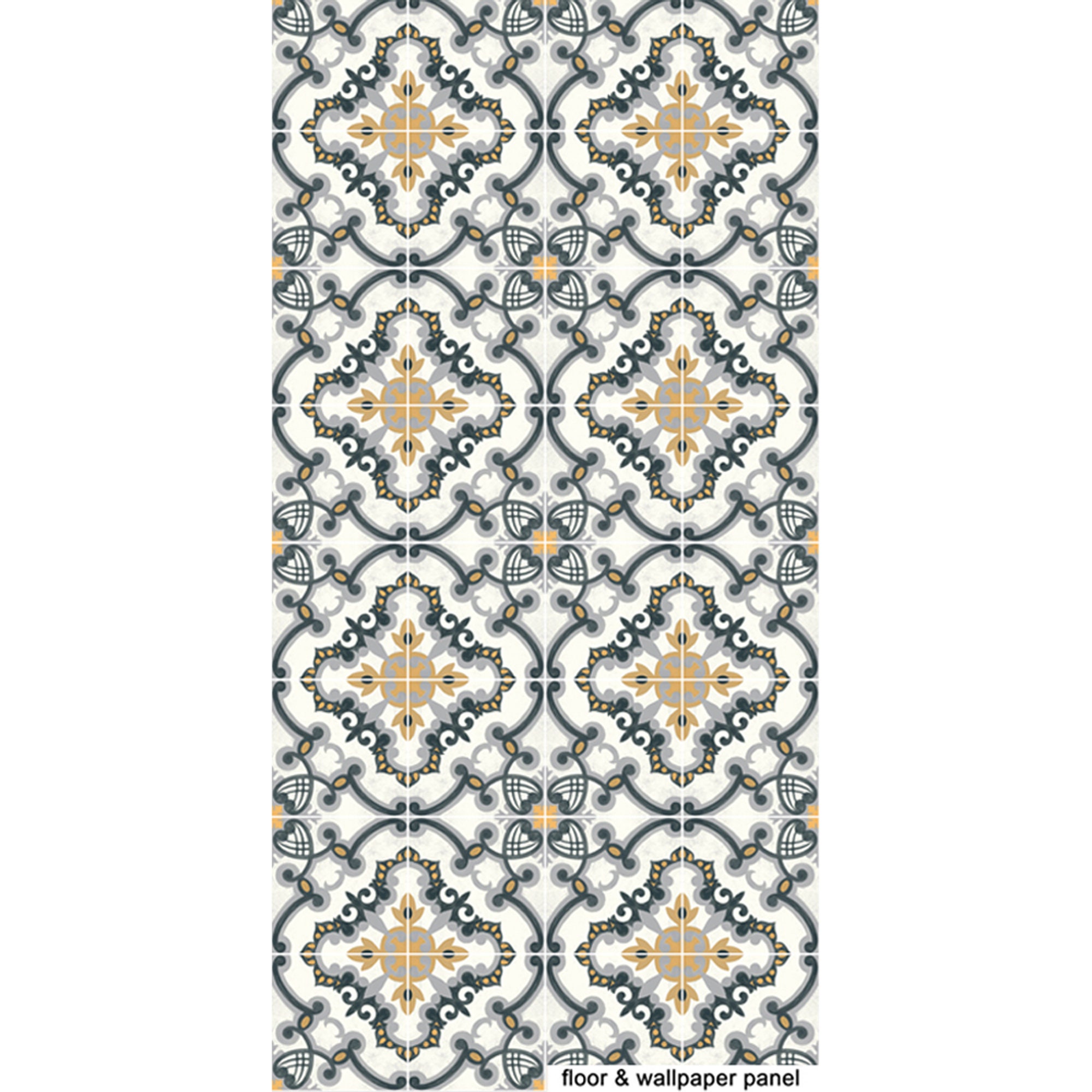 Vinyl Floor Tile Sticker Floor Decals Medici Hand Painted Etsy UK