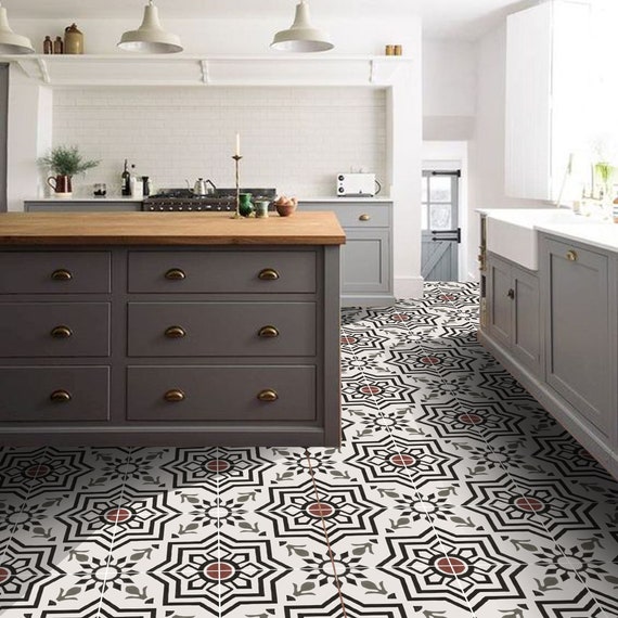 Tile Stickers Tiles For Kitchen Bathroom Back Splash Floor Etsy
