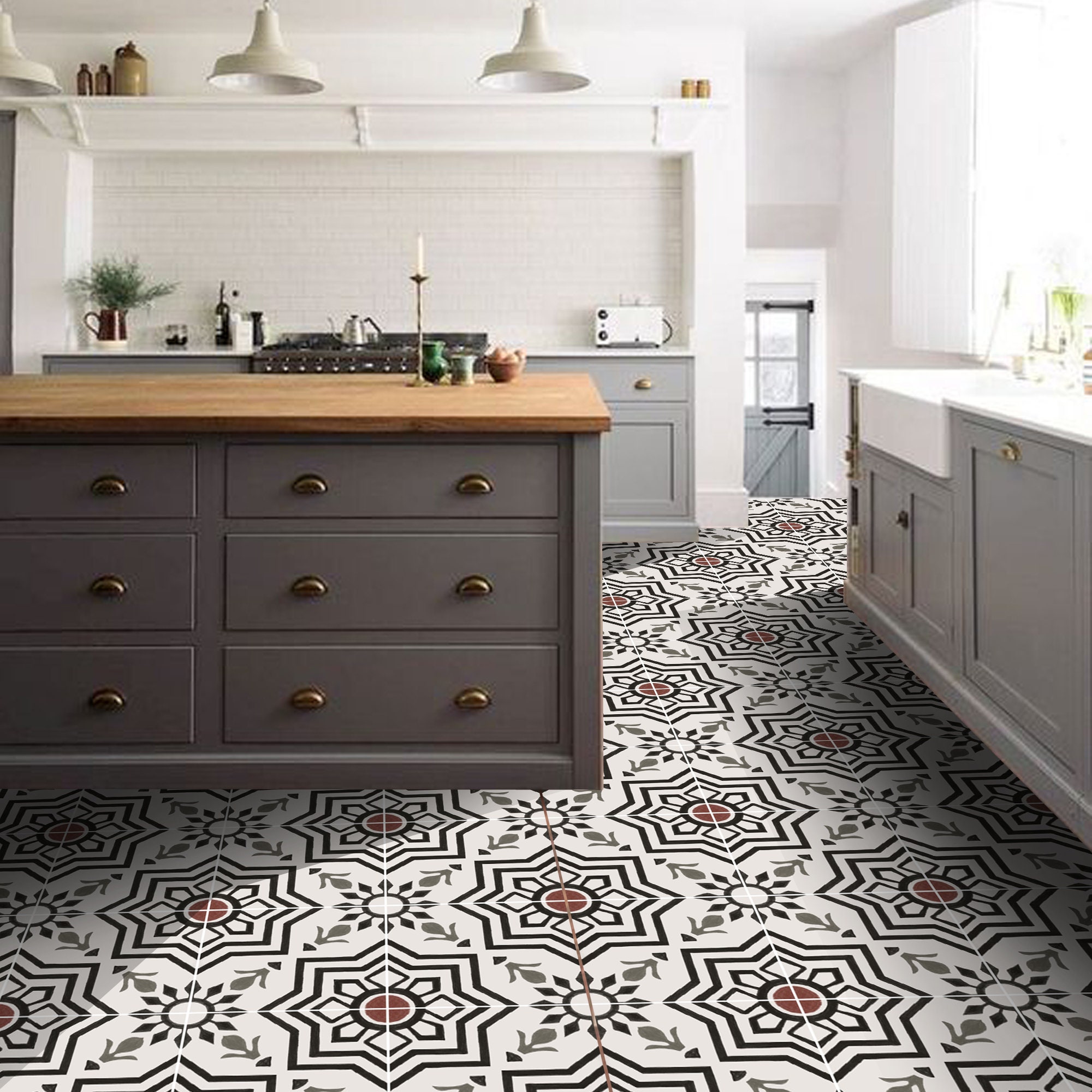Tile Stickers For Kitchen Floor Flooring Site