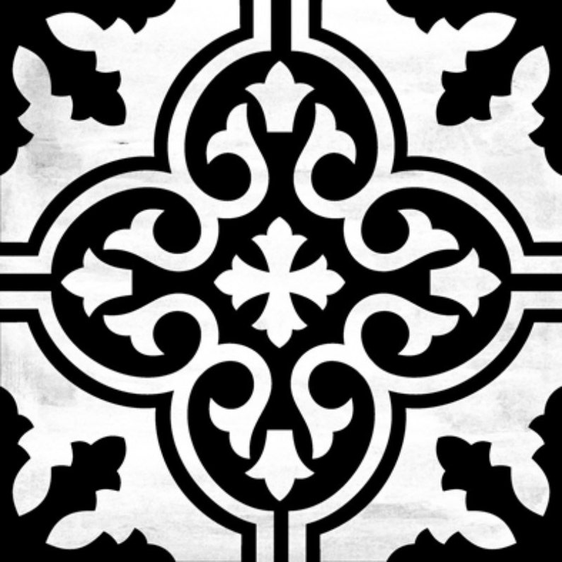 Vinyl Floor Tile Sticker Floor Decals Carreaux Ciment Etsy Canada