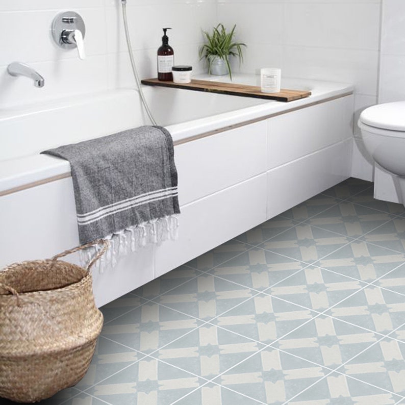 Tile Decals Tiles For Kitchen Bathroom Back Splash Floor Encaustic Carreaux Ciment Moroccan Riad Vinyl Sticker Pack Chalk