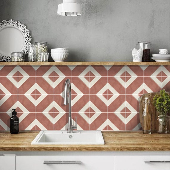 Bathroom Tile Stickers 14,8 x 14,8 cm for Kitchen Colours Matt Gloss Shower
