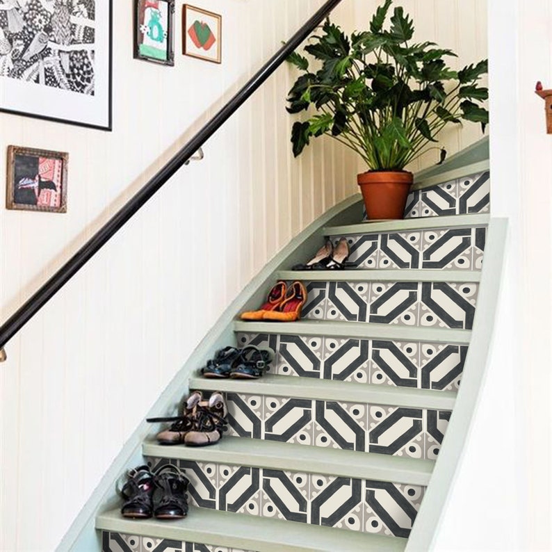 Stair Riser Stickers Removable Stair Riser Vinyl Decals Etsy Canada