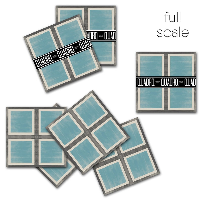 Vinyl Floor Tile Sticker Floor Decals Carreaux Ciment Etsy