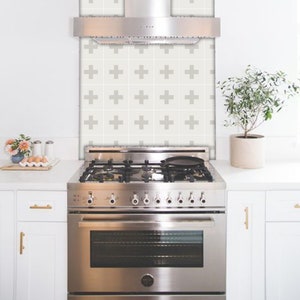 Quadrostyle Kitchen and Bathroom Splashback - Removable Vinyl Wallpaper - Christo - Peel & Stick
