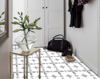 Quadrostyle Tile stickers - Tiles for Kitchen/Bathroom Back splash - Floor decals - Carrera Marble Effect Vinyl Tile Sticker Pack