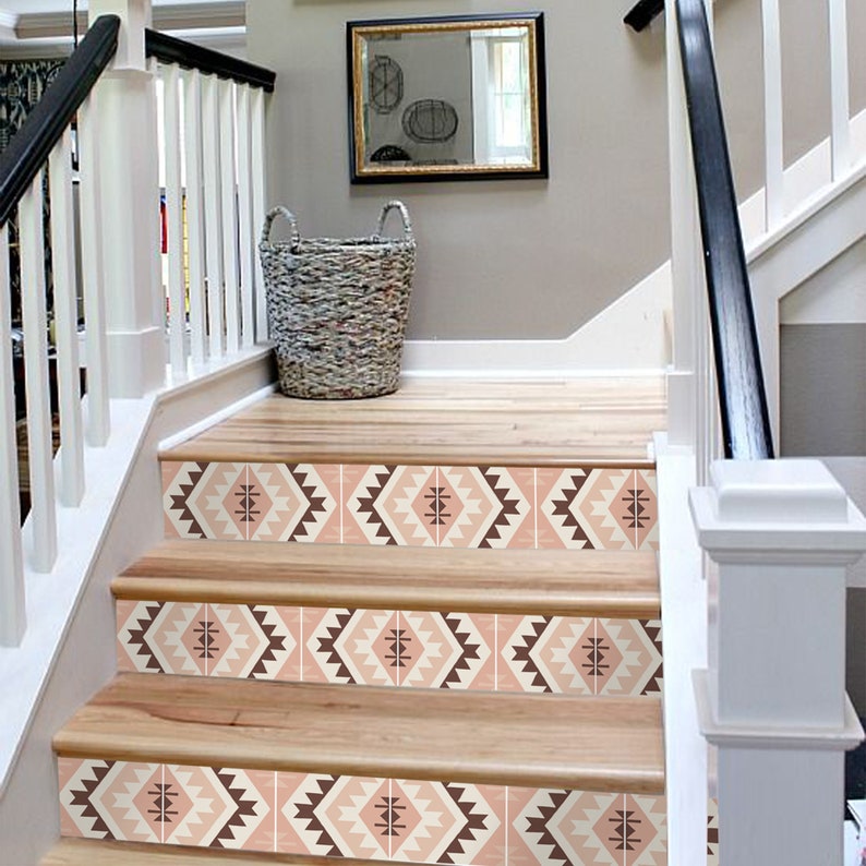 Stair Riser Stickers Removable Stair Riser Tile Decals Etsy UK