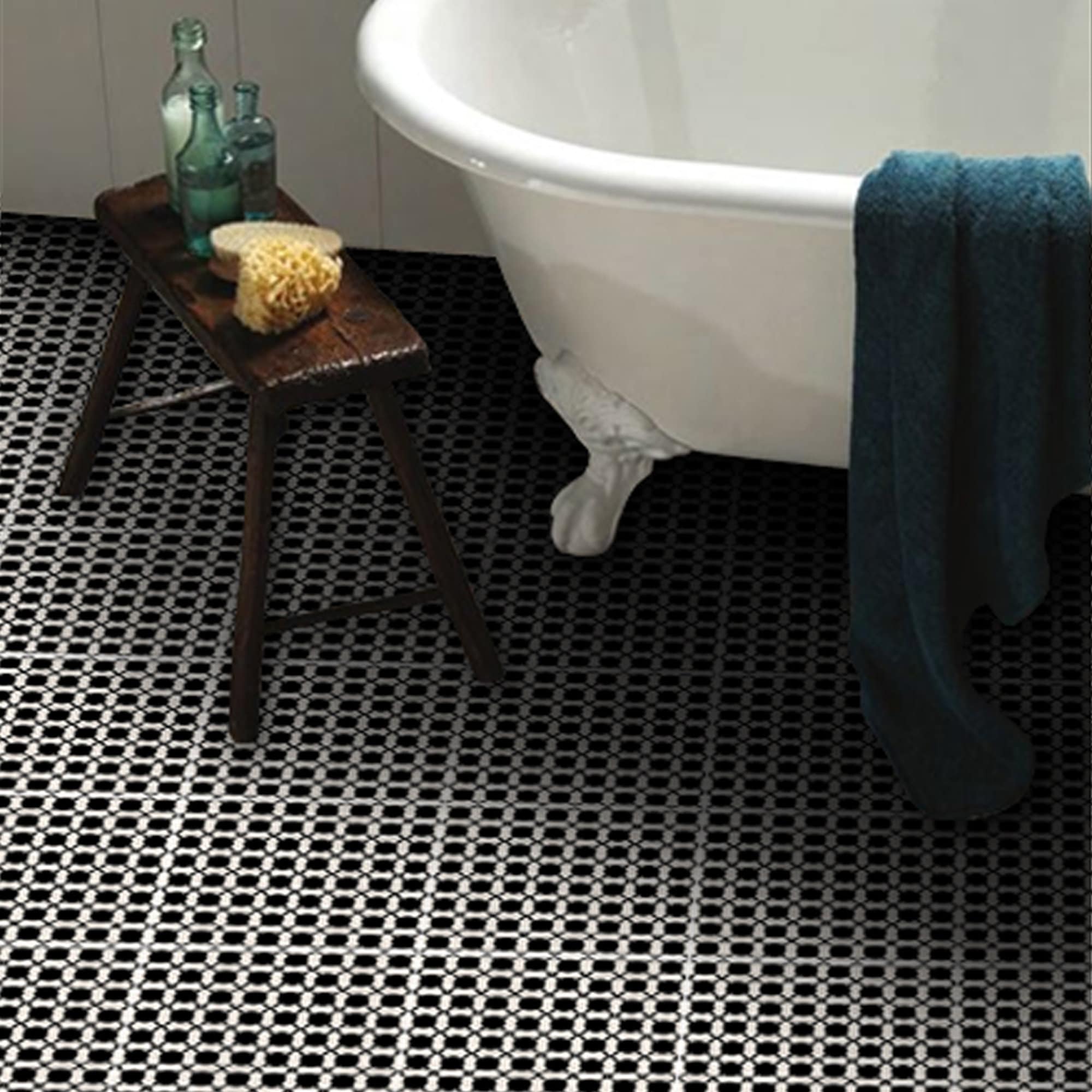 Tile Stickers Tiles for Kitchen/bathroom Back Splash Floor Decals Stellino  in Terracotta 