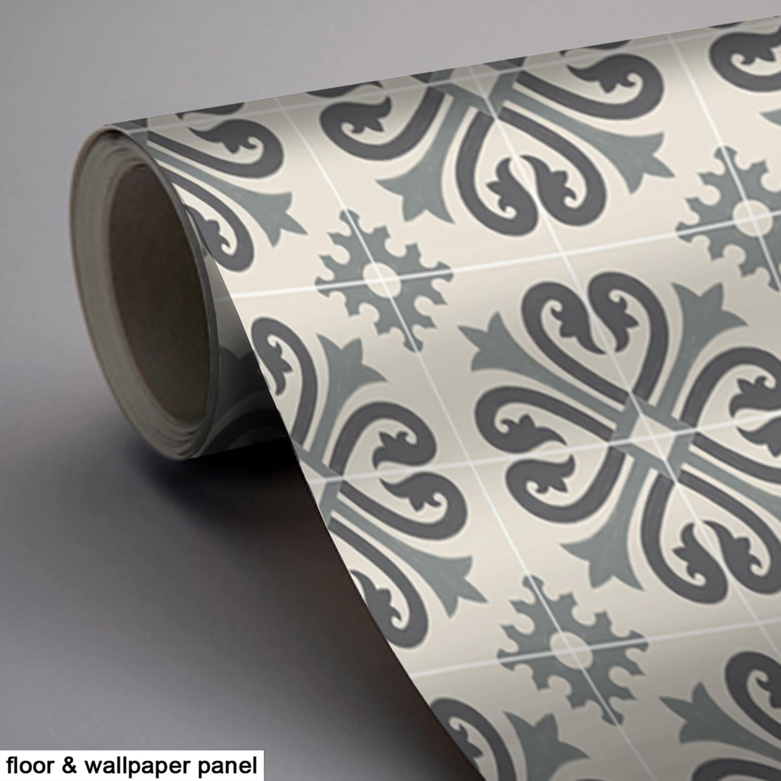 Vinyl Floor Tile Sticker Floor Decals Carreaux Ciment Etsy