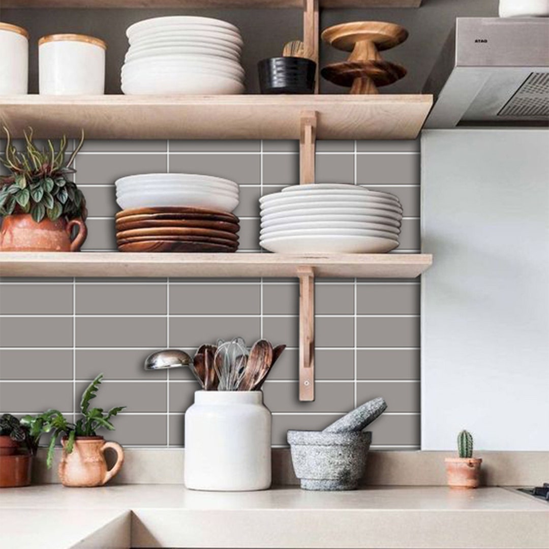 Quadrostyle Subway Tile Kitchen and Bathroom Splashback - Removable ...