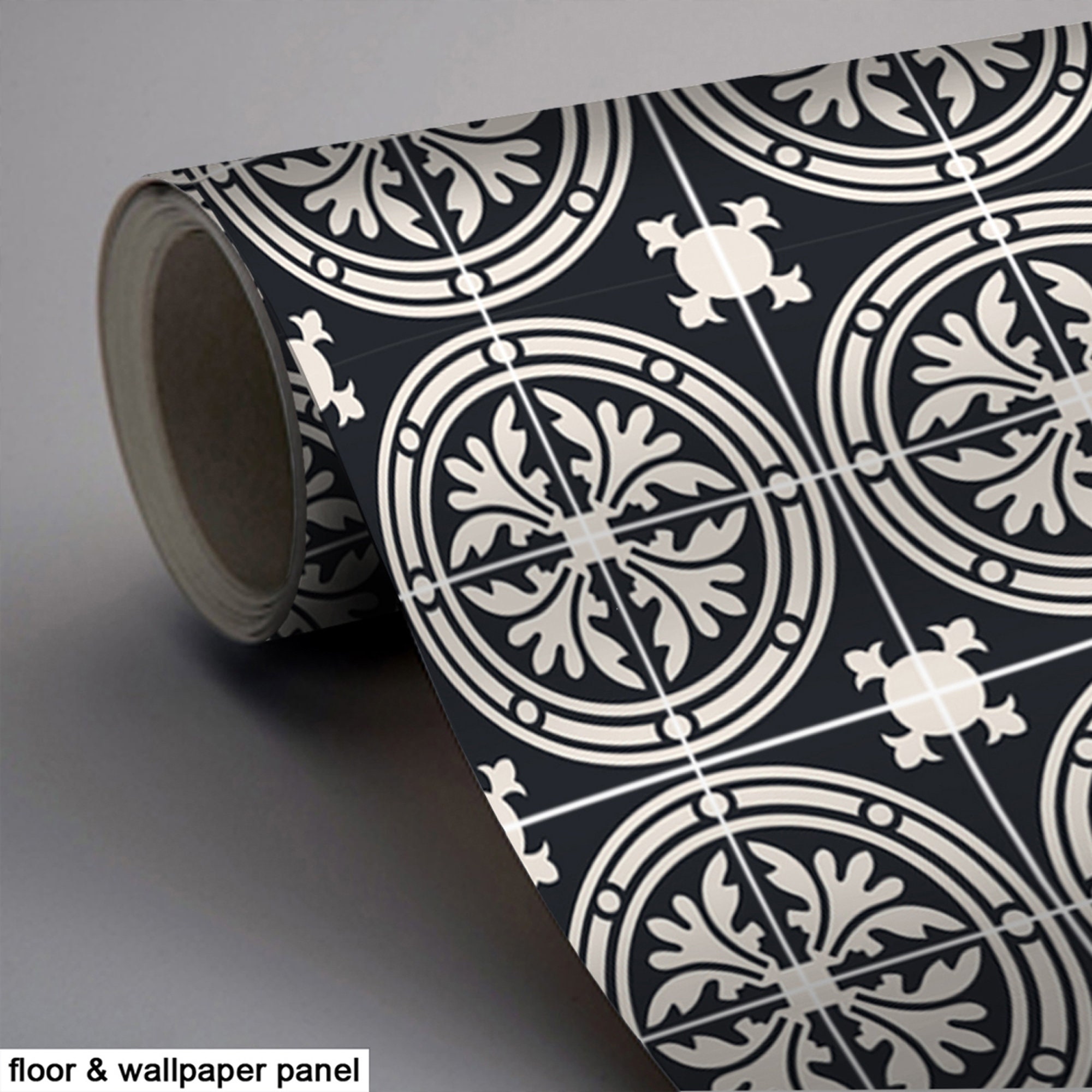 Barolo Italian Black and Cream Wallpaper Removable Vinyl Etsy