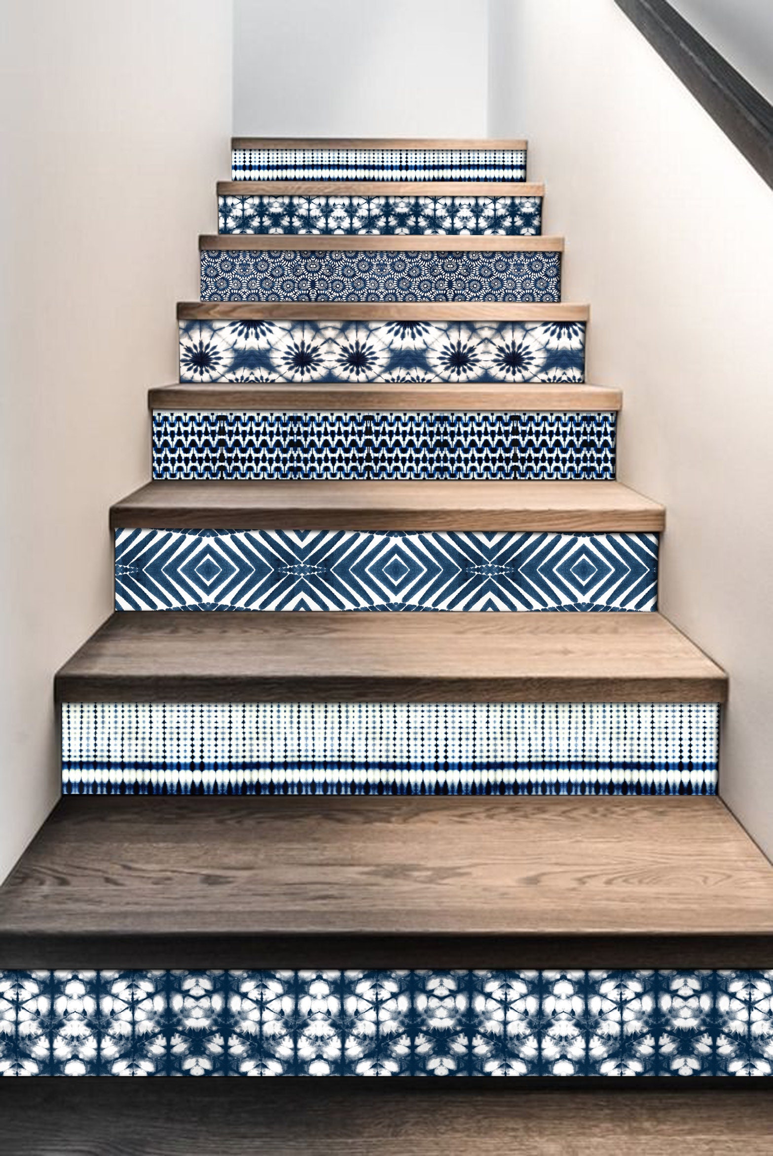 Stair Riser Stickers Removable Stair Riser Vinyl Decals Etsy