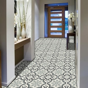 Quadrostyle Tile stickers - Tiles for Kitchen/Bathroom Back splash - Anti-Skid Laminate Floor Decal - Palermo